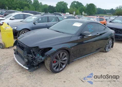 2018 Infiniti Q60 3.0T Red Sport 400 from USA, damaged, VIN JN1FV7EK6JM530095